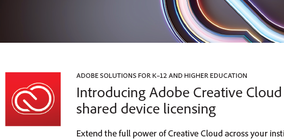 creative cloud education license